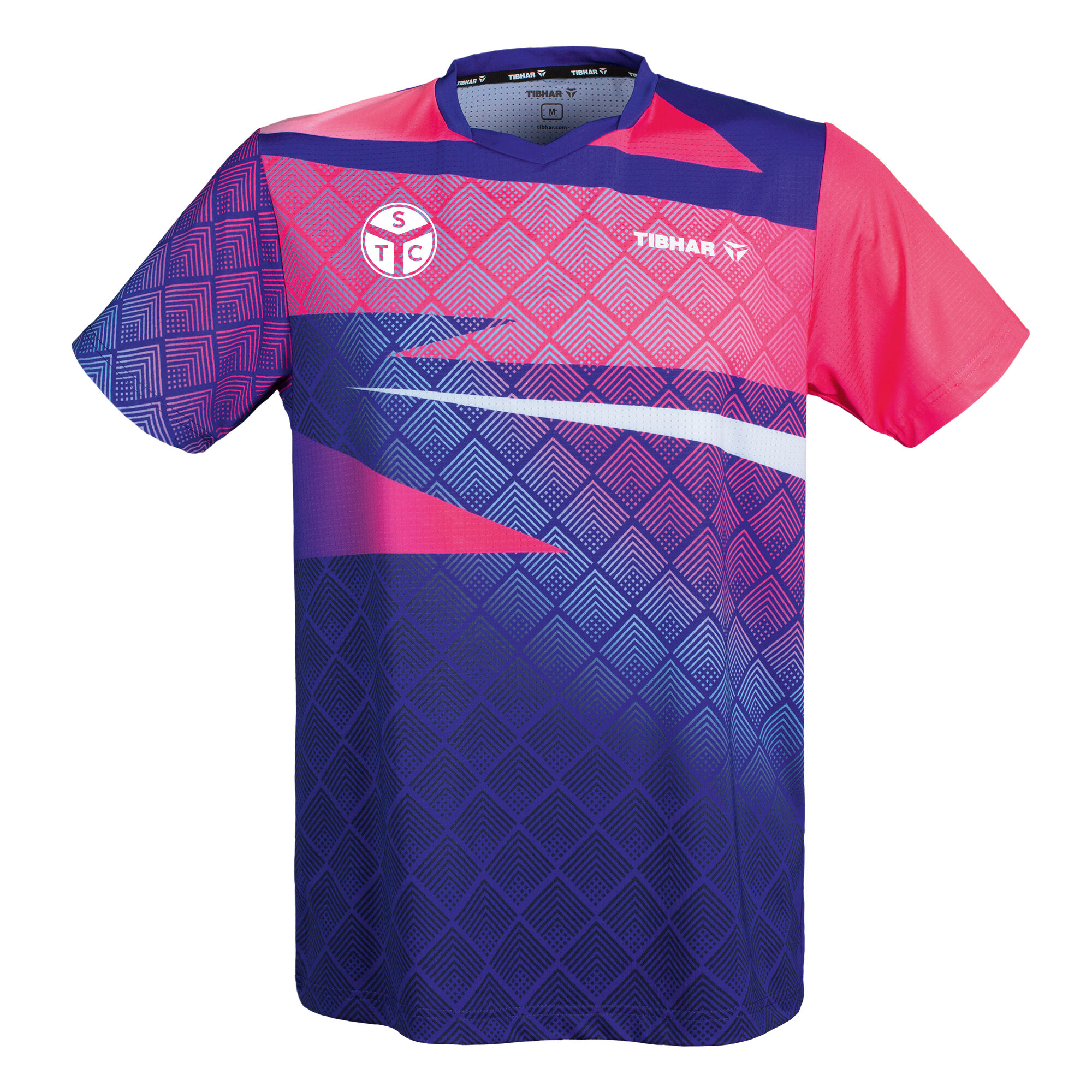 Tibhar TT-Shirt Corner royalblau/pink STC-Edition