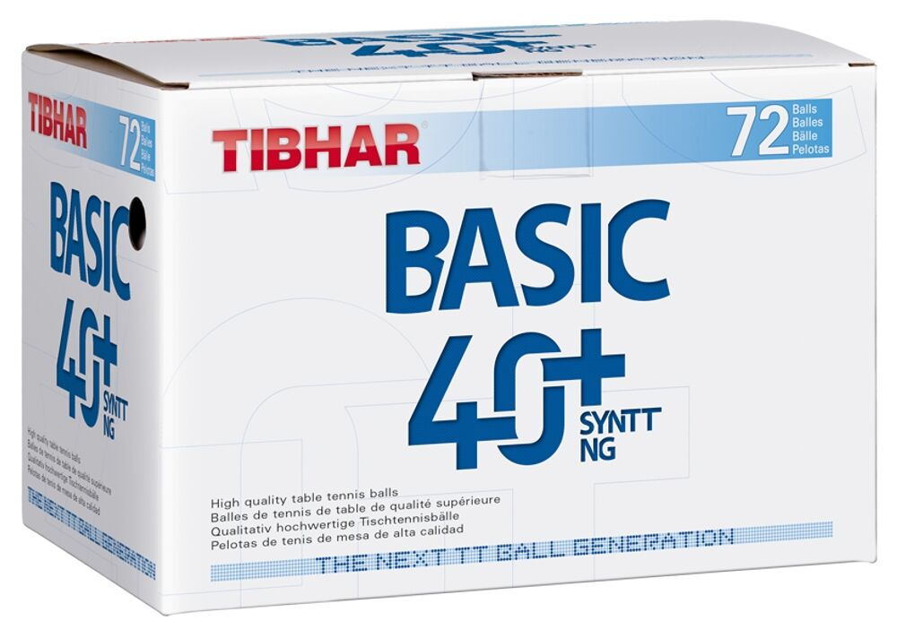 Tibhar Trainings-Ball Basic 40+ SYNTT NG ABS 72er Pack