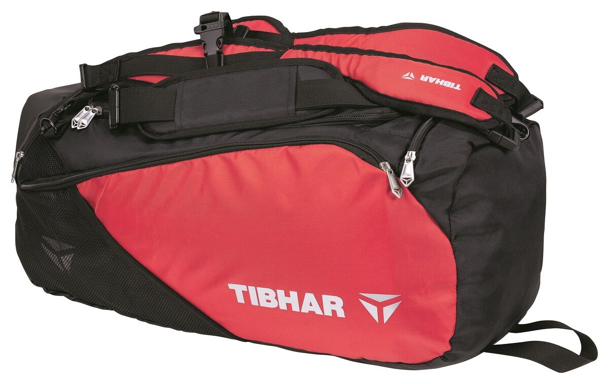 Tibhar Tasche Mesh rot/schwarz