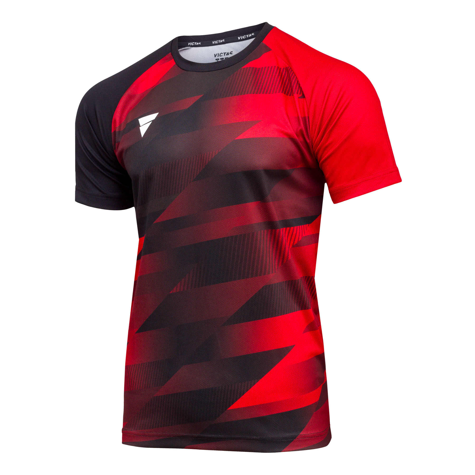 Victas V-T-Shirt 231 rot/schwarz Victas V-T-Shirt 231 rot/schwarz