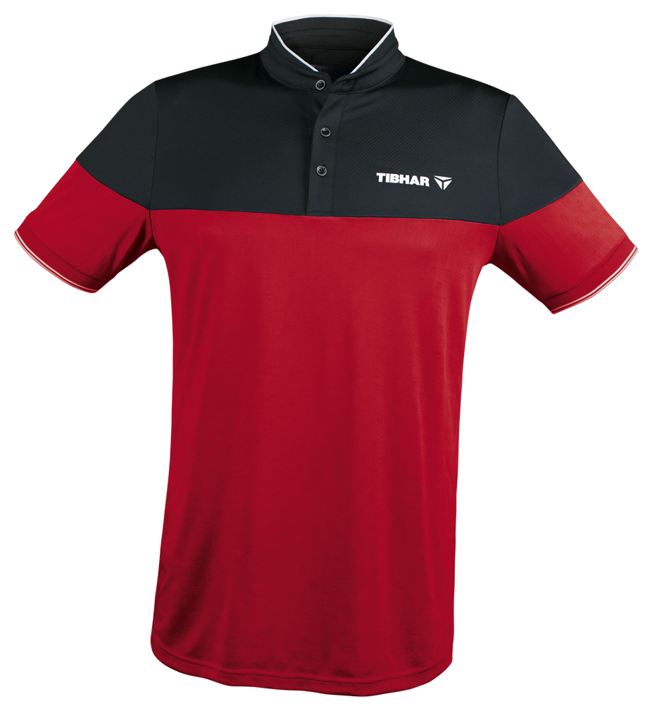 Tibhar Hemd Trend rot/schwarz