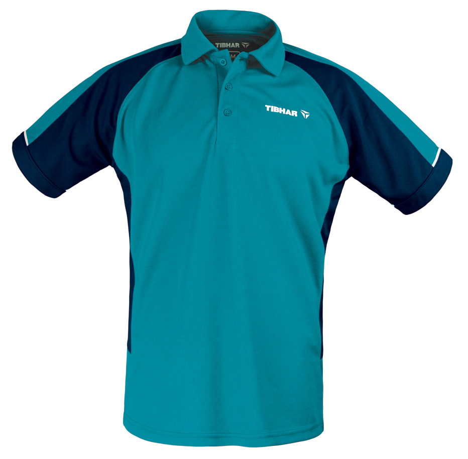 MUNDO_Shirt_petrol_navyblue Tibhar Hemd Mundo Polyester petrol/marine