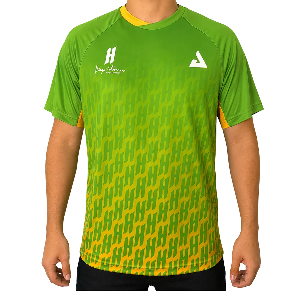 Joola Hemd Hugo Calderano Competition Monogram Crossover grün