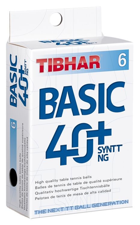 Tibhar Trainings-Ball Basic 40+ SYNTT NG ABS 6er Pack