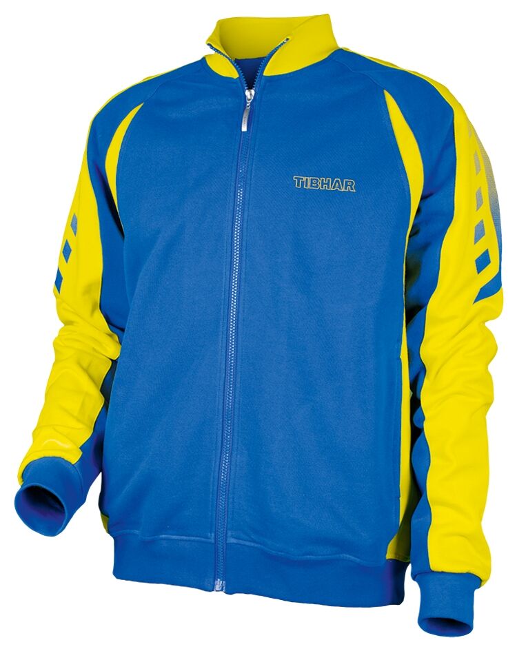 Tibhar Sweatjacke Arrows blau/gelb