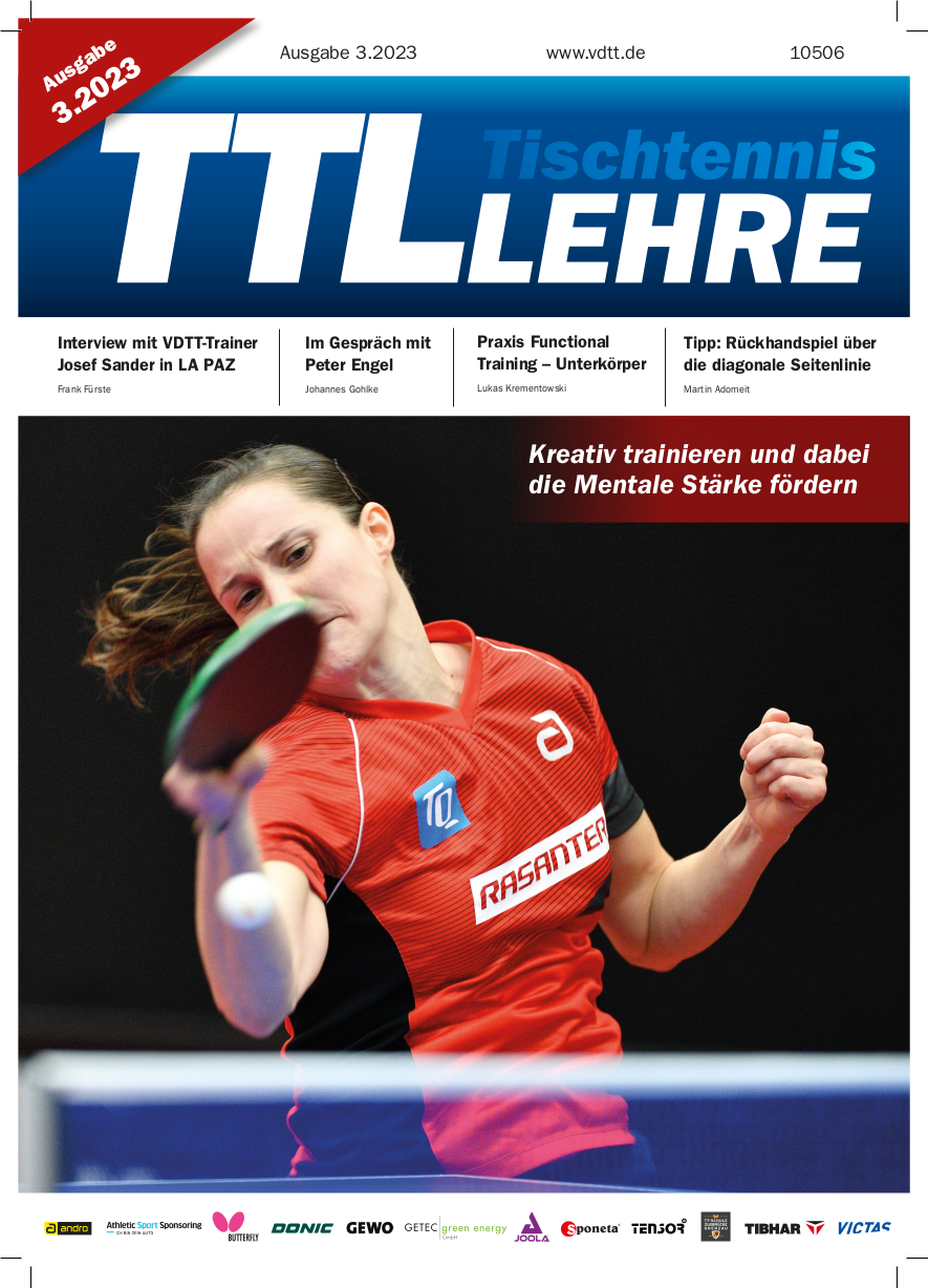 VDTT-Zeitschrift Tischtennislehre Ausgabe 2023-03