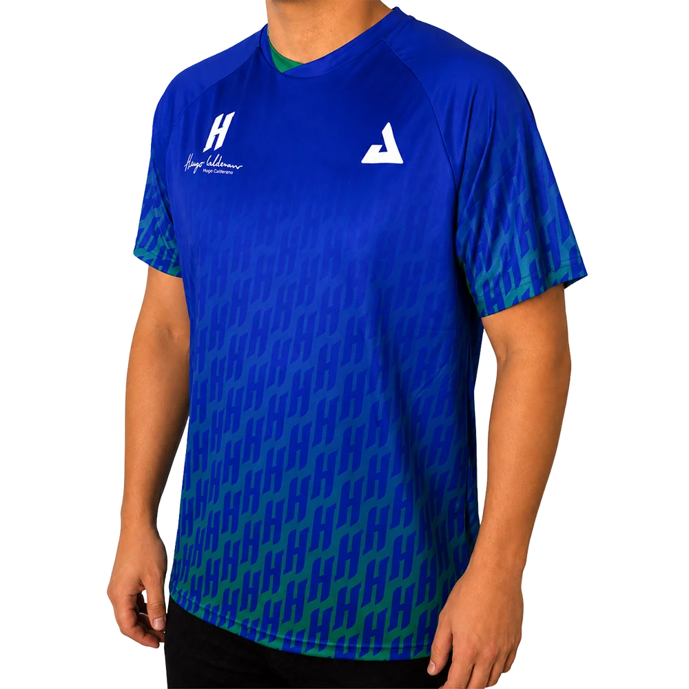 Joola Hemd Hugo Calderano Competition Monogram Crossover blau XXL