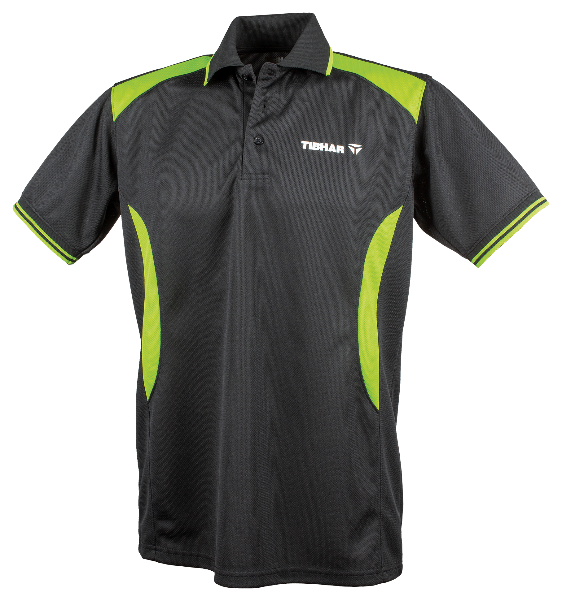 Tibhar Hemd Kosmos Polyester schwarz/grün