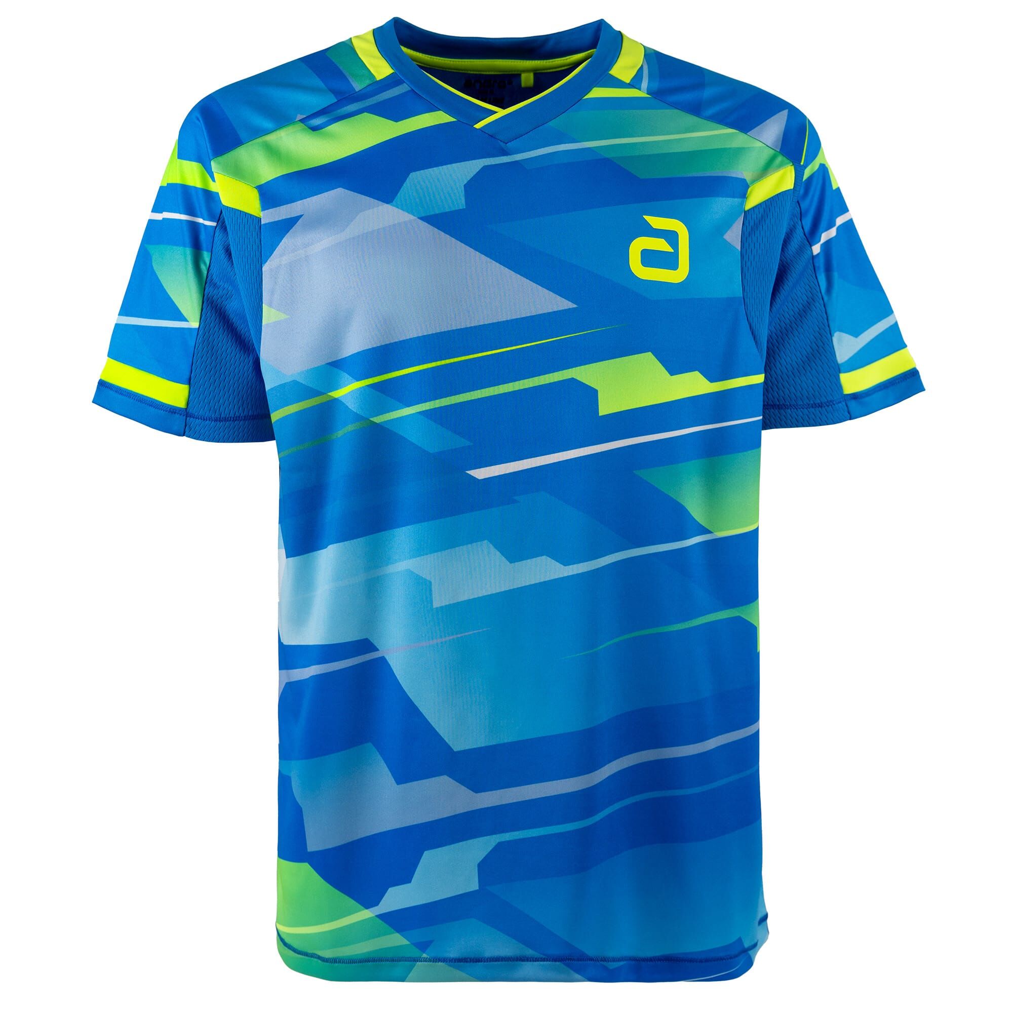 andro Hemd Sangai blau/gelb