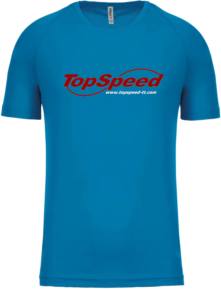 TopSpeed T-Shirt Training aquablau