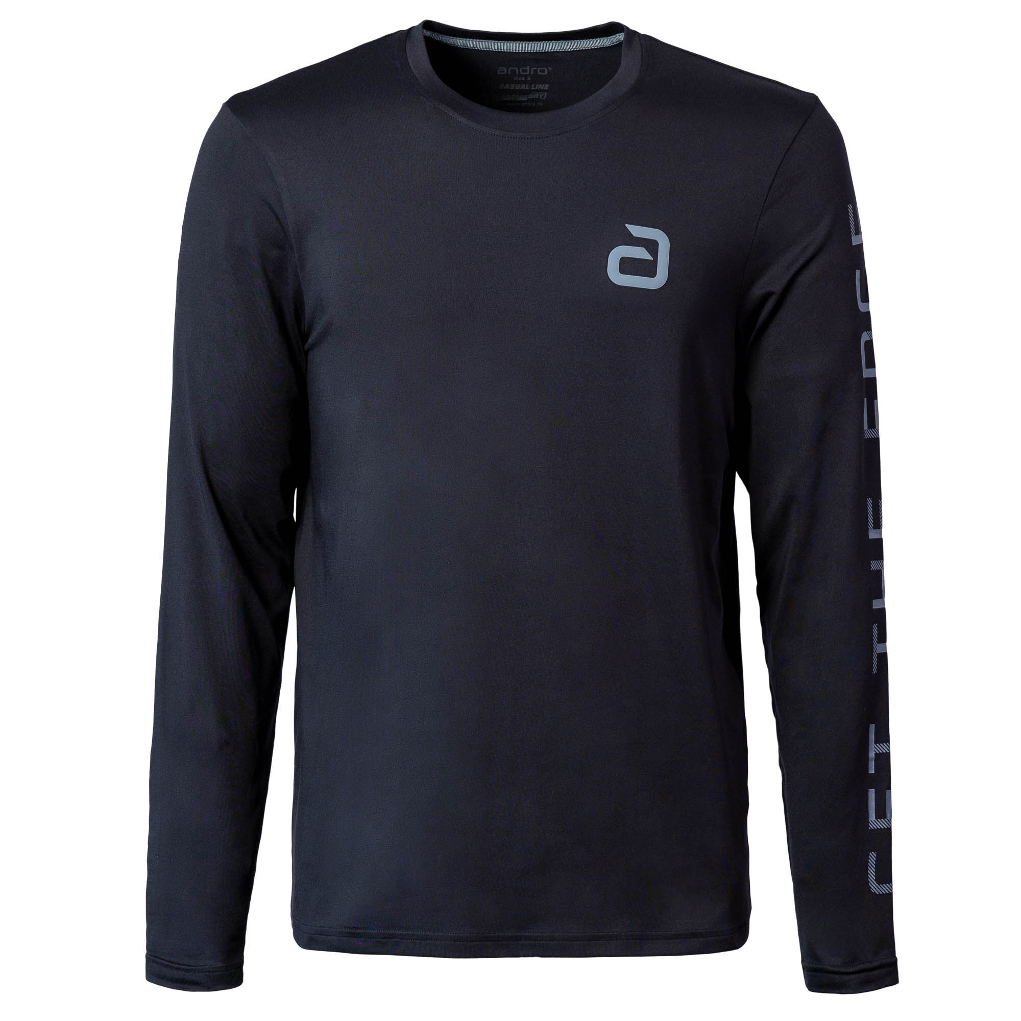 andro Longsleeve Scalzo schwarz/grau