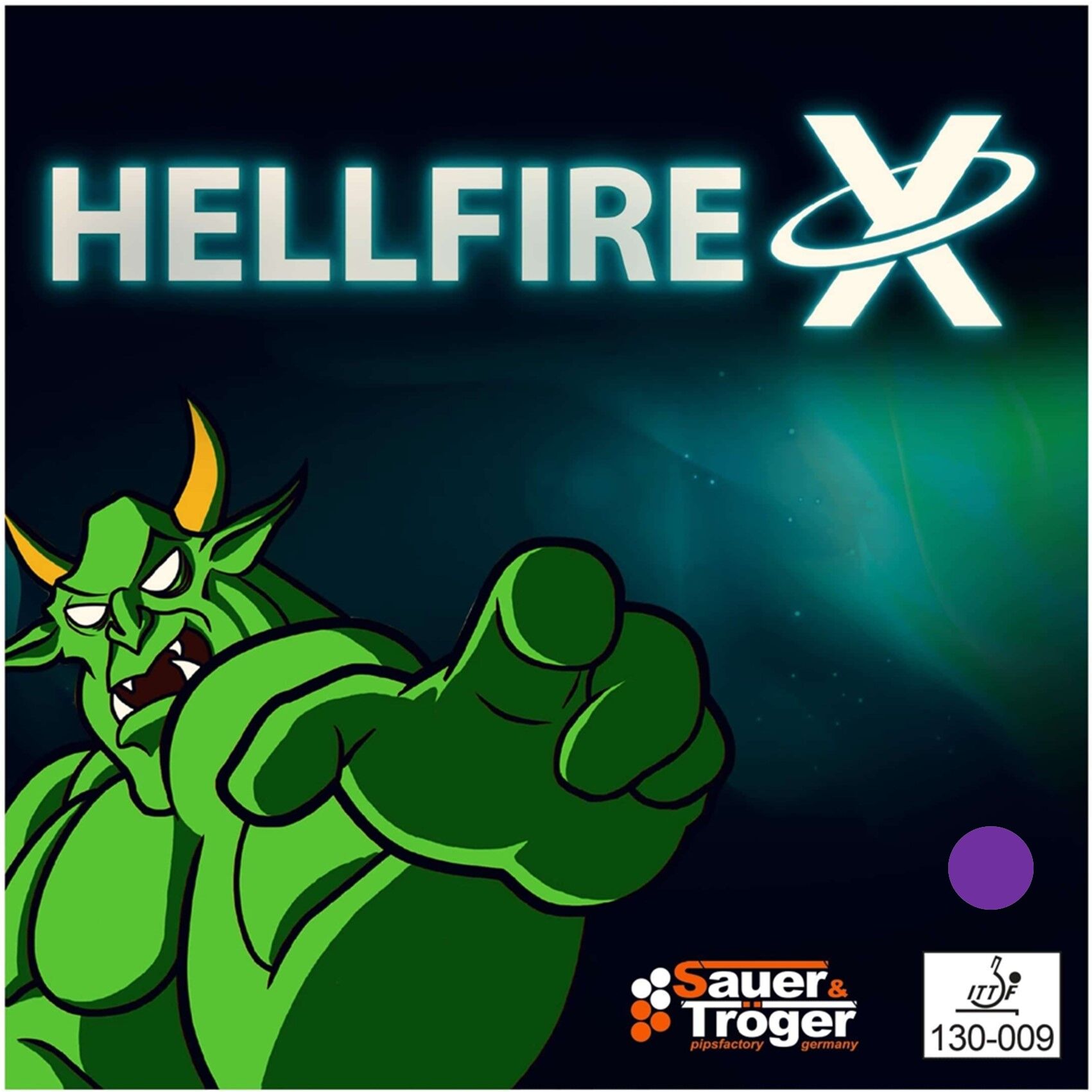 Sauer&Tröger Belag Hellfire X lila