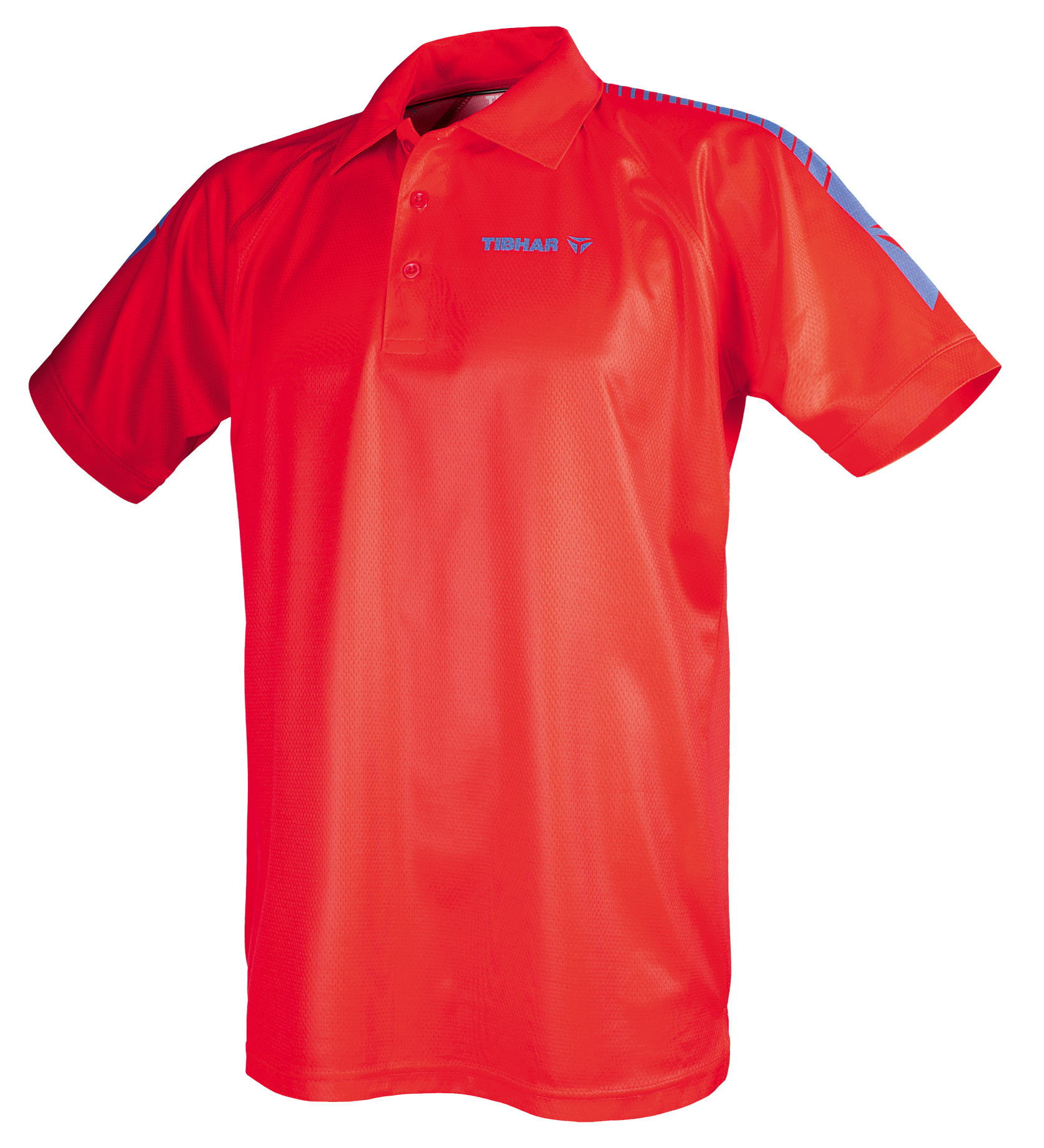 Tibhar Hemd Domino rot/blau 