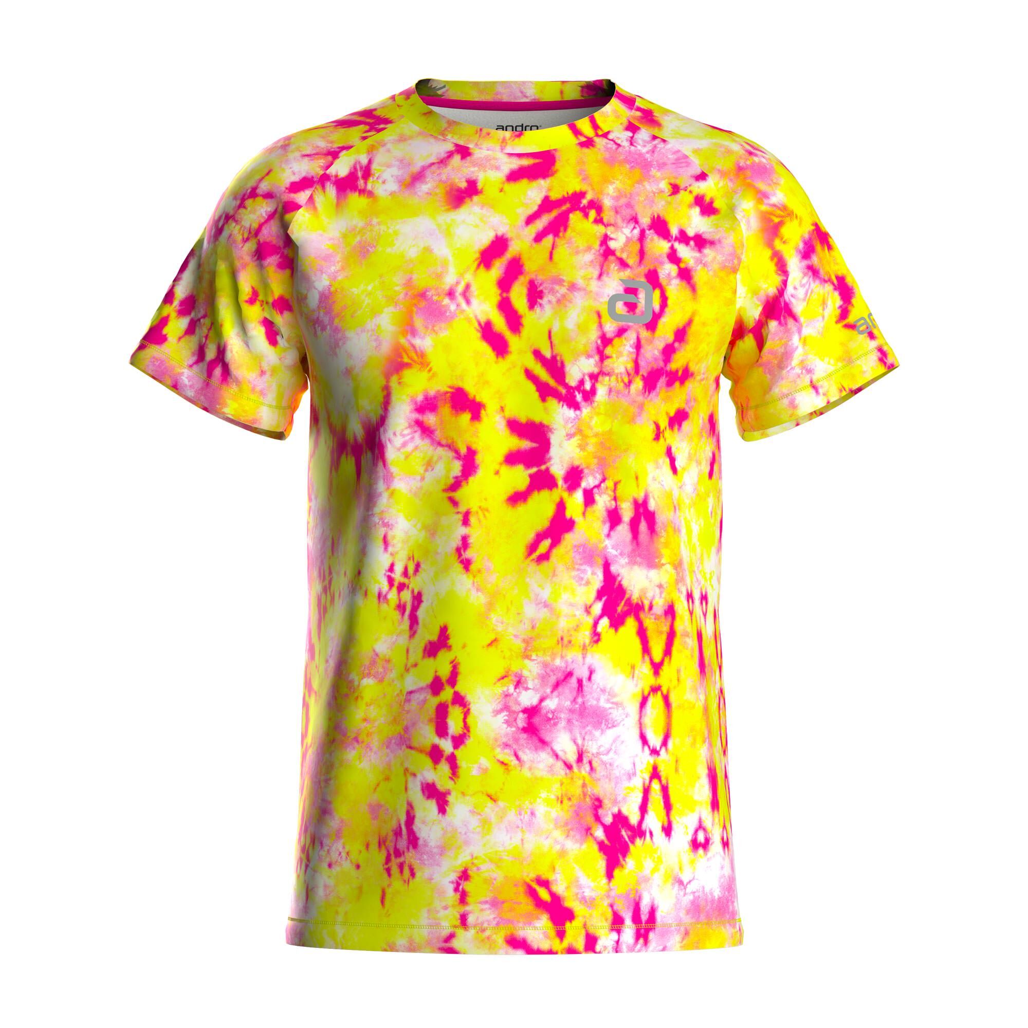 andro T-Shirt Barci gelb/pink