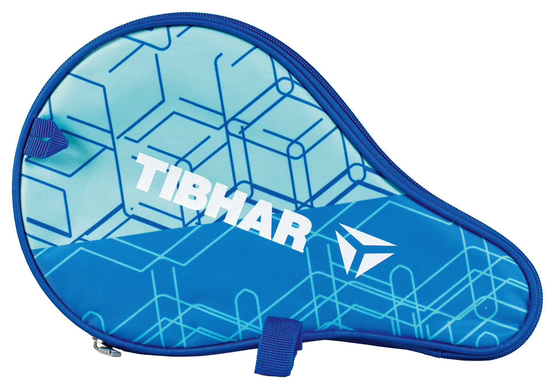 Tibhar Einzelhülle Sol rund ohne Ballfach blau/türkis