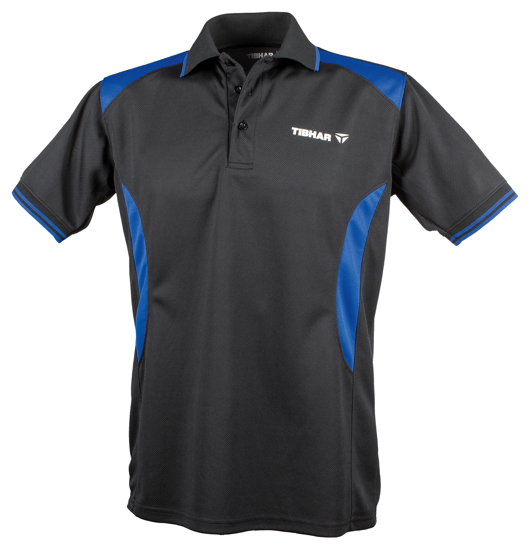 Tibhar Hemd Kosmos Polyester schwarz/blau
