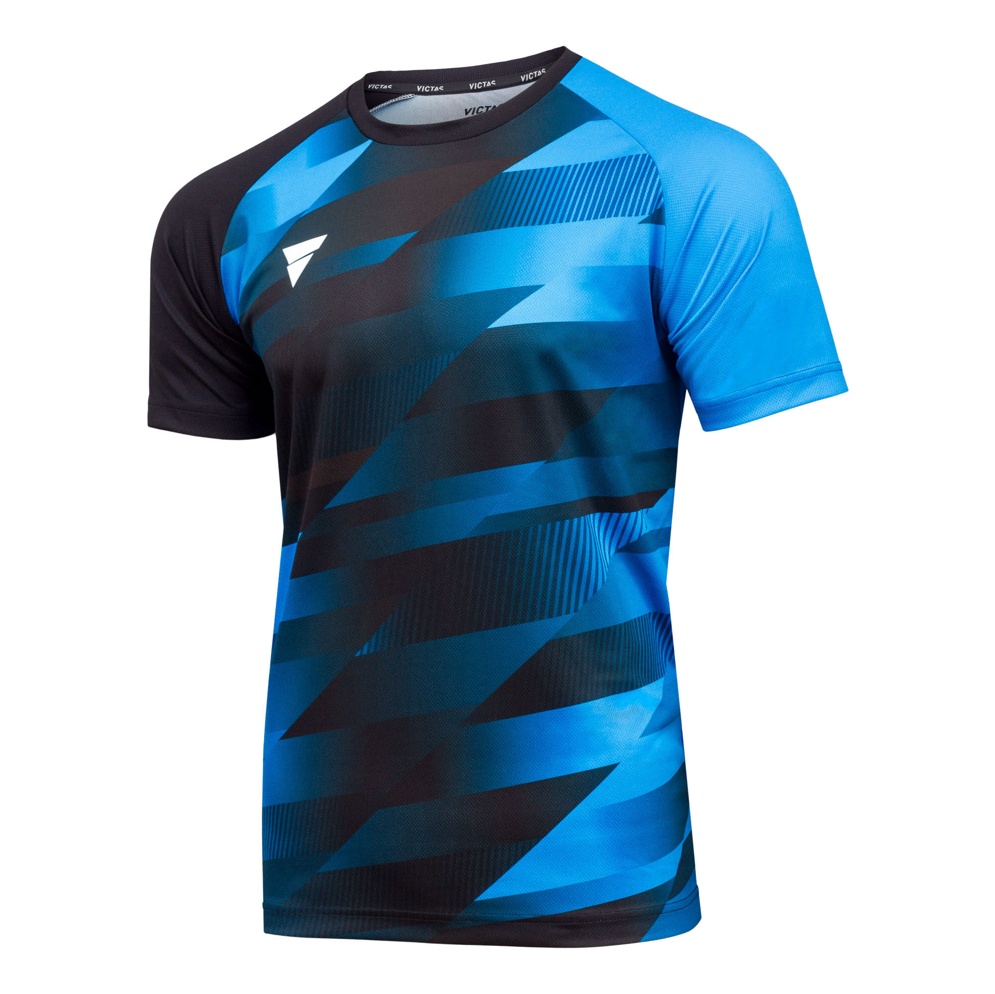 Victas V-T-Shirt 231 blau/schwarz Victas V-T-Shirt 231 blau/schwarz
