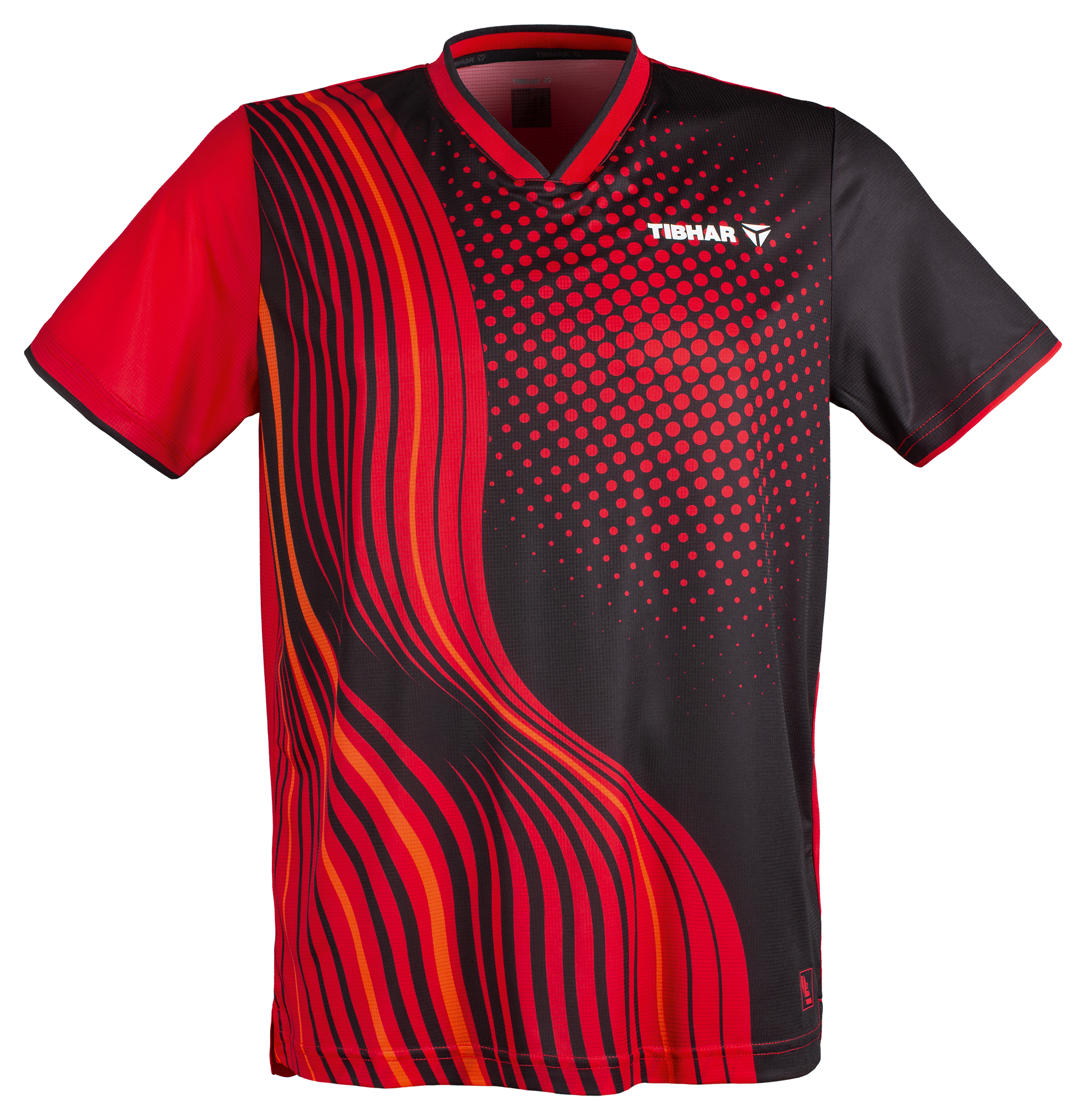 Tibhar TT-Shirt Lebrun L2 River schwarz/rot