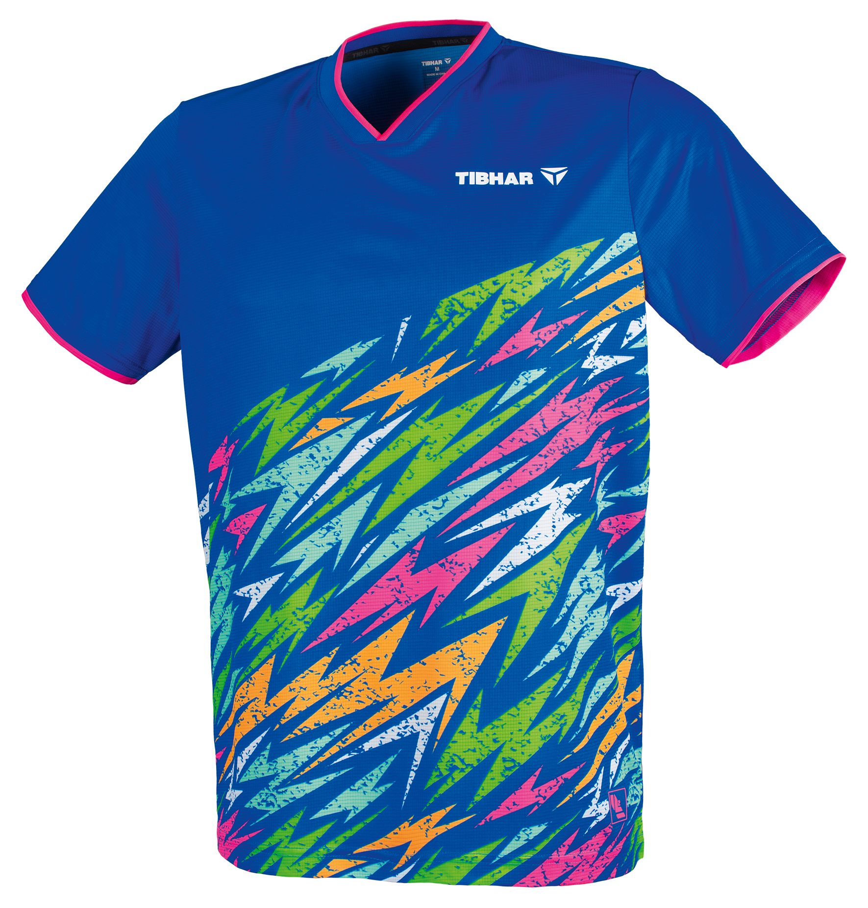 Tibhar TT-Shirt Lebrun L2 Underbrush royalblau/pink