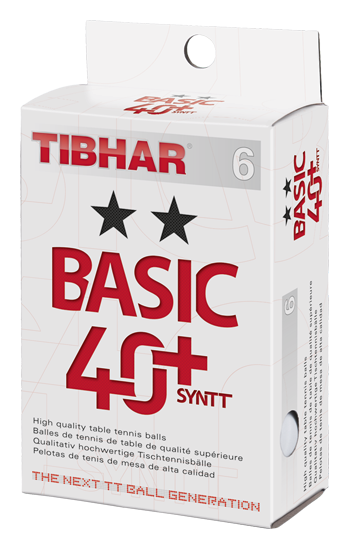 Tibhar Ball Basic 40+ ** Syntt 6er Pack