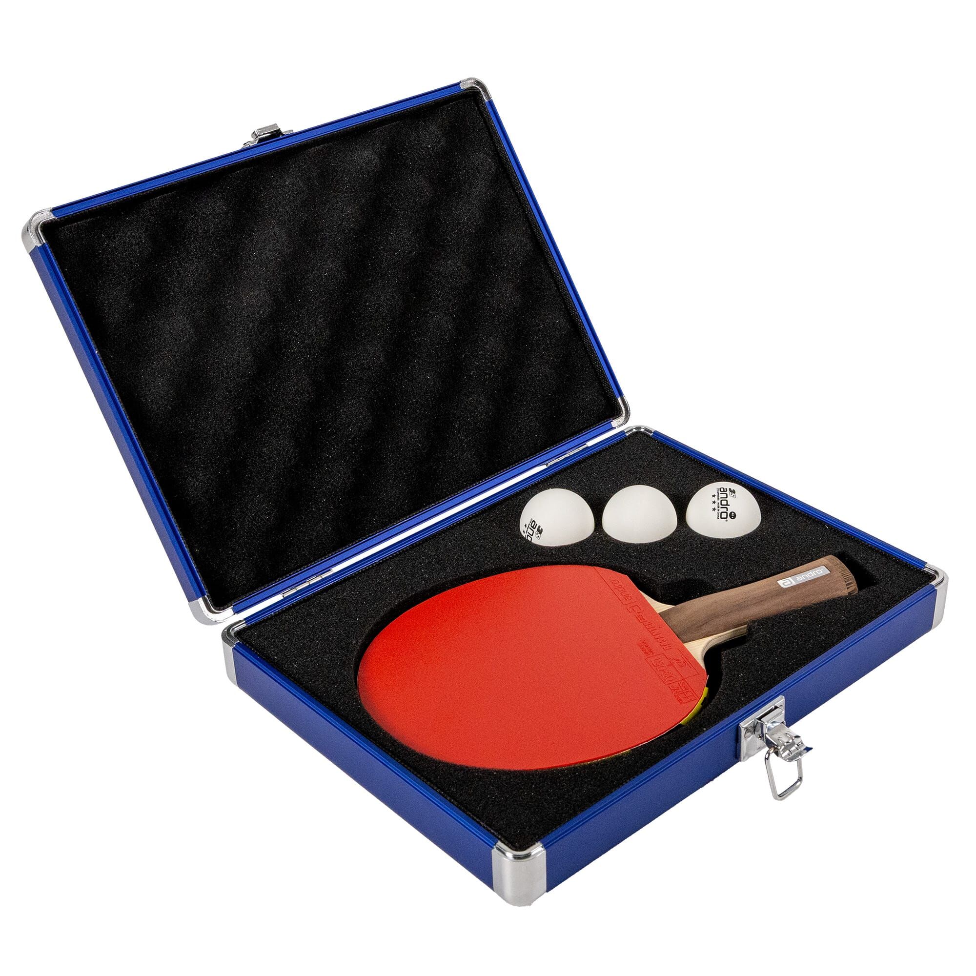 andro Schlägerkoffer Alu Case Single blau
