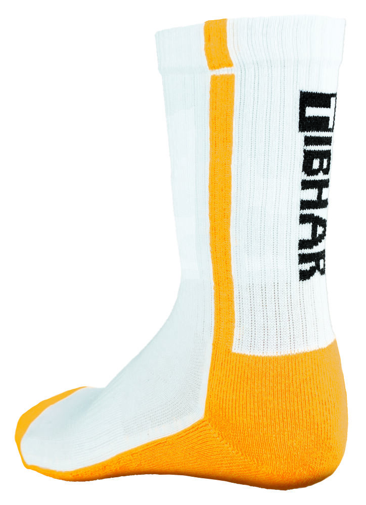 Tibhar Socke Pro weiß/gelb