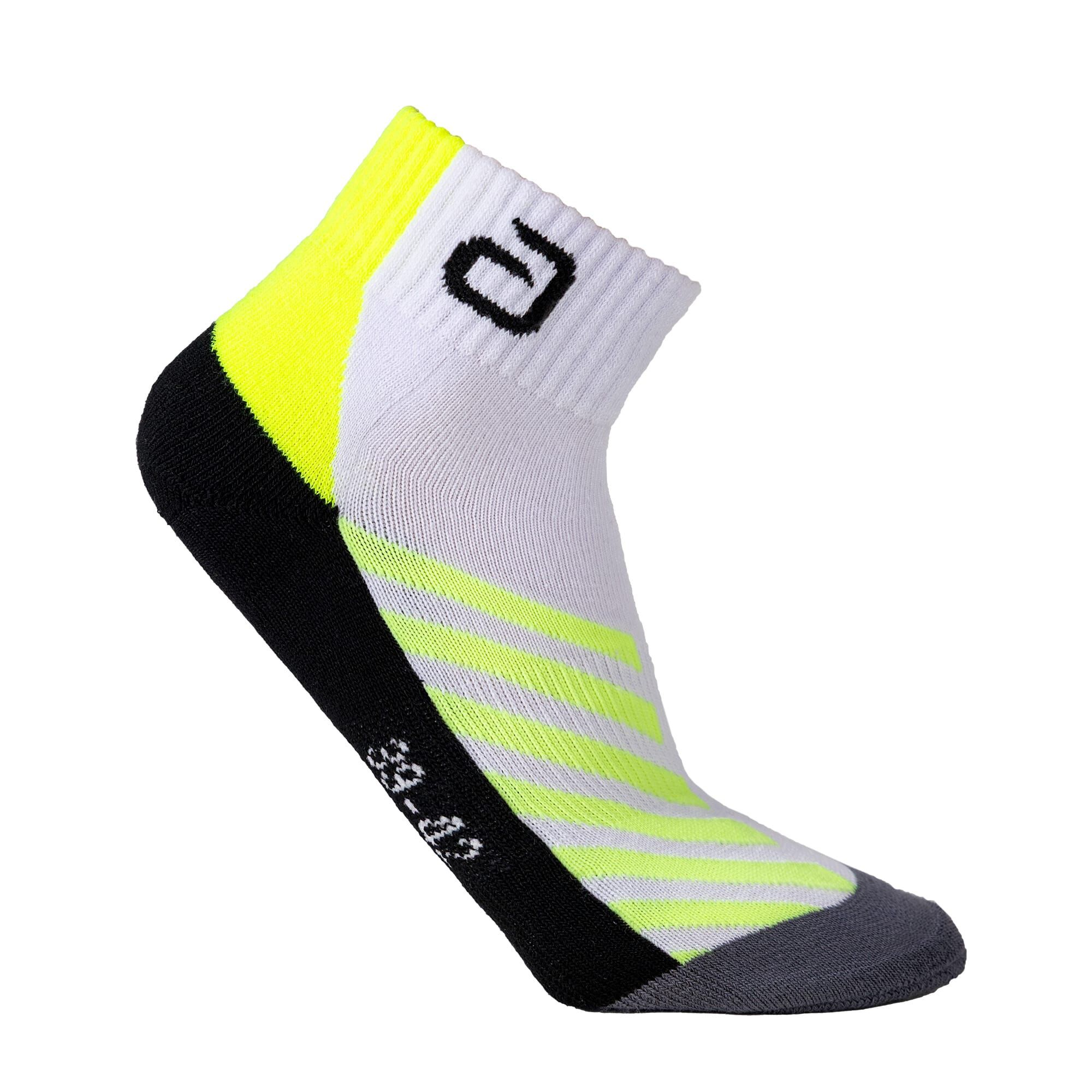 andro Socke Pace 2.0 weiß/neon gelb