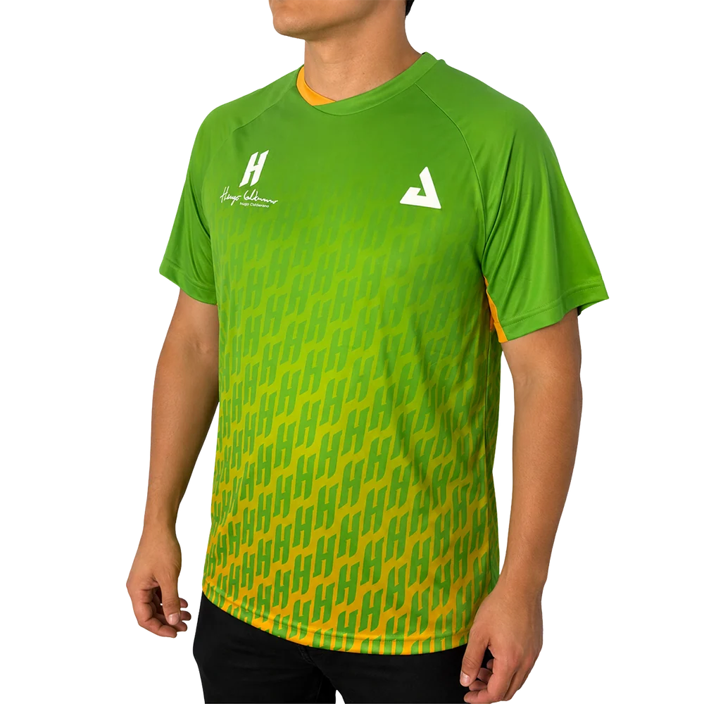 Joola Hemd Hugo Calderano Competition Monogram Crossover grün M