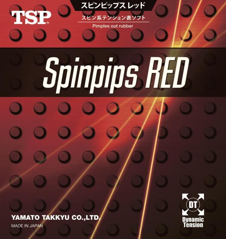 TSP Belag Spinpips Red rot 1.5