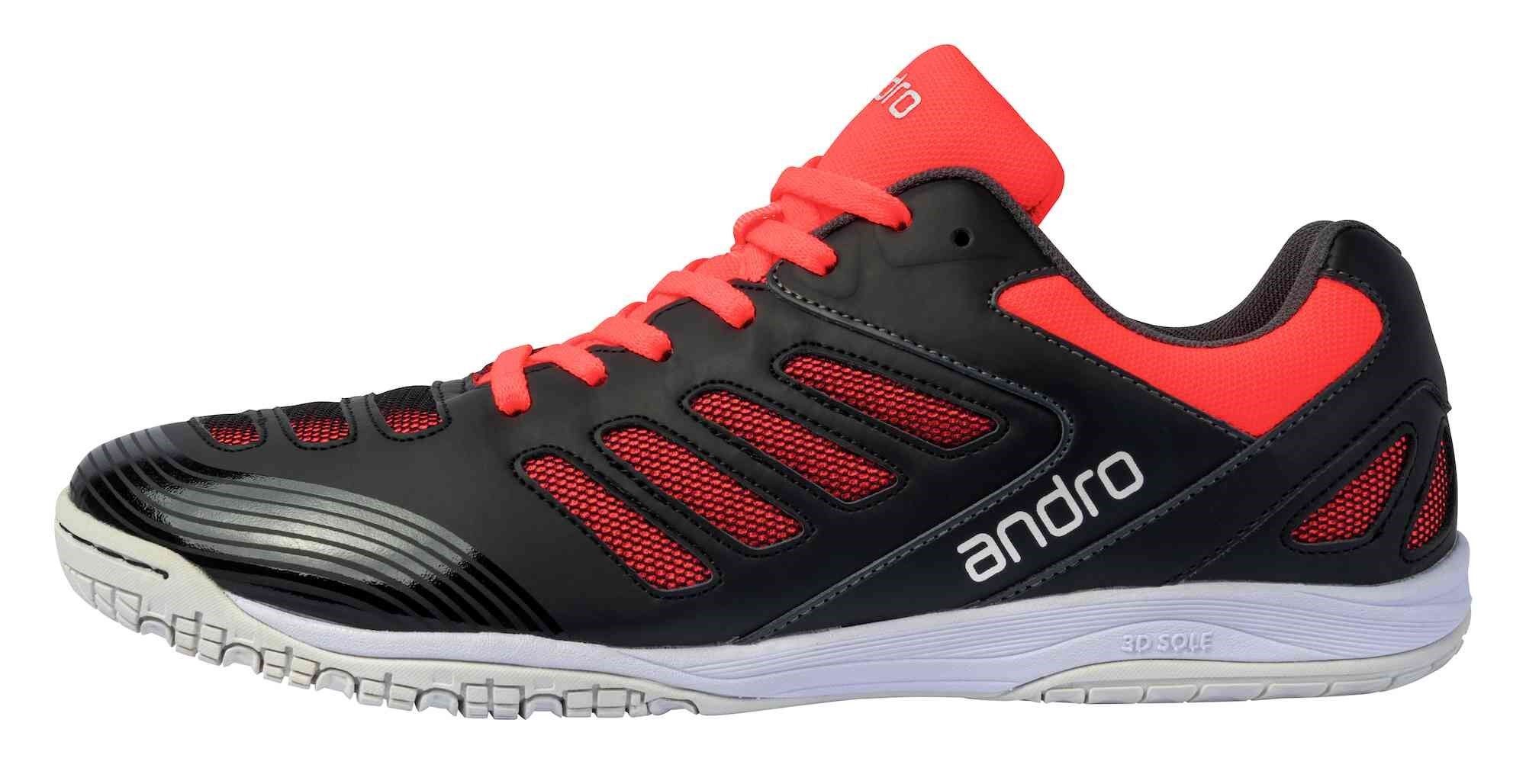 andro Schuh Cross Step 2 schwarz/neonrot