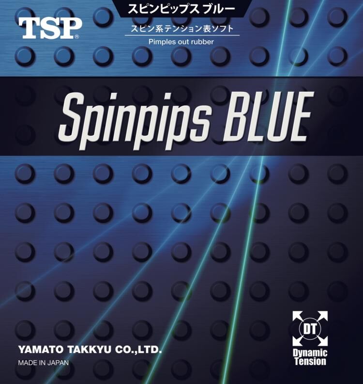 TSP Belag Spinpips Blue rot 1.8