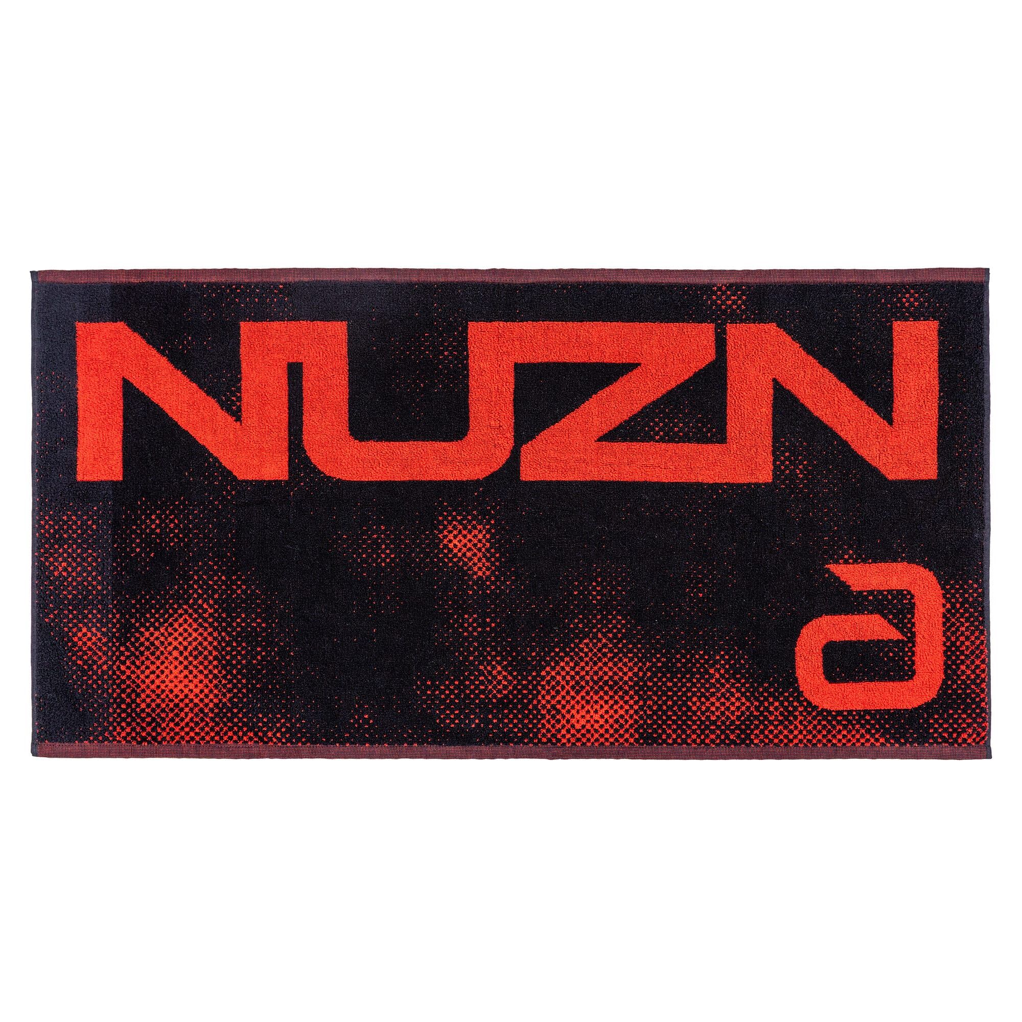 andro Handtuch Nuzn M schwarz/rot