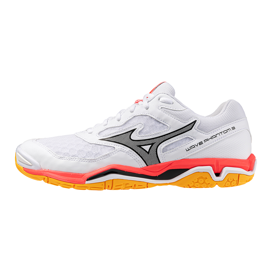 Mizuno Schuh Wave Phantom 3 M weiß/rot-orange