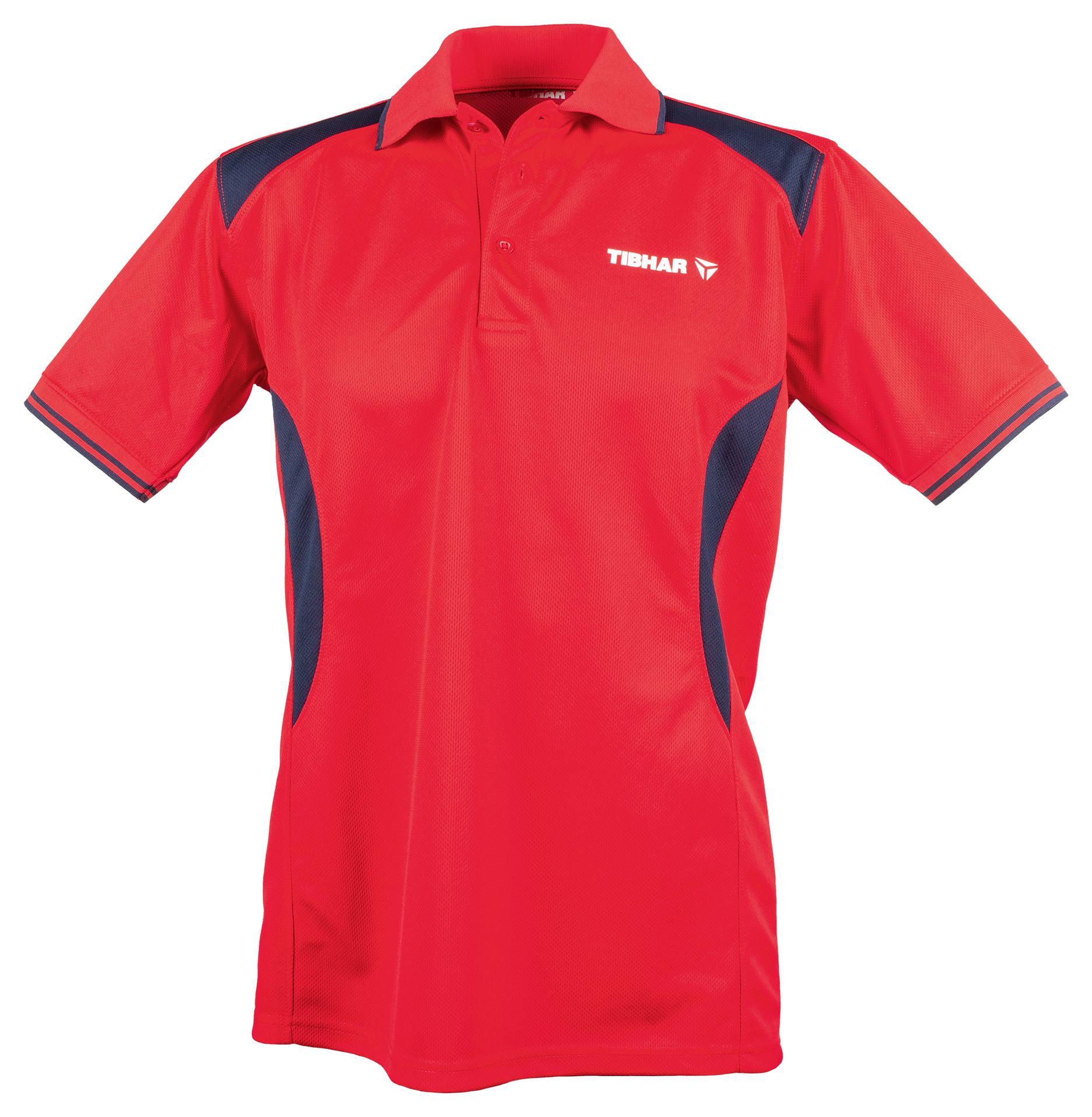 Tibhar Hemd Kosmos Polyester rot/marine