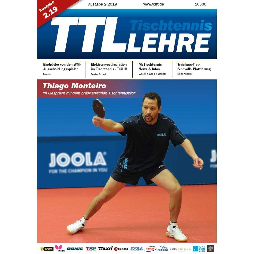 VDTT-Zeitschrift Tischtennislehre Ausgabe 2019-02