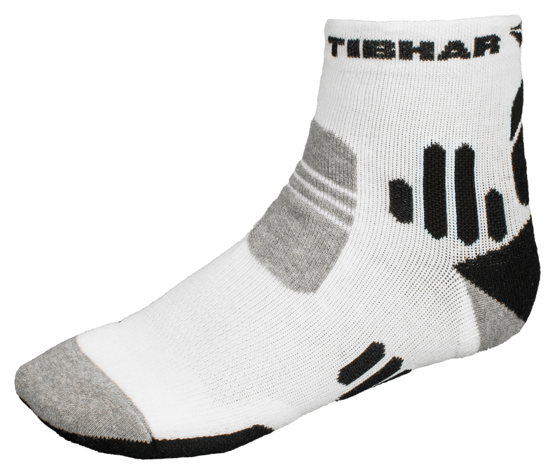 Tibhar Socke Tech II weiß/schwarz