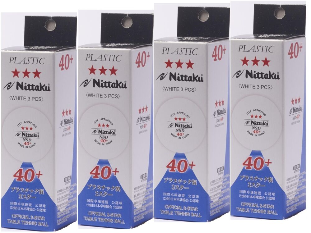 Nittaku Ball SD 40+ *** Cellfree ABS 12er Pack