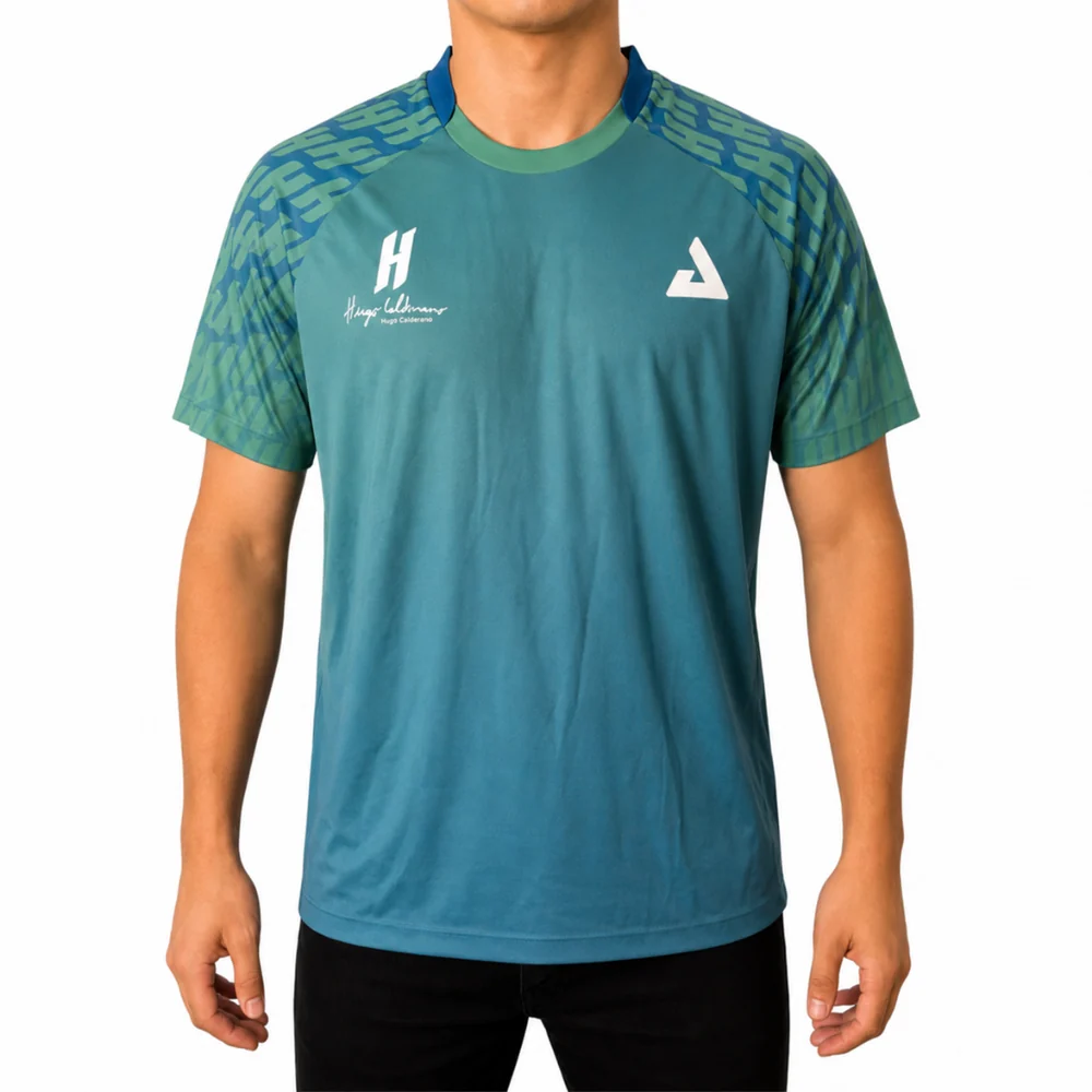 Joola Hemd Hugo Calderano Competition Monogram blau L