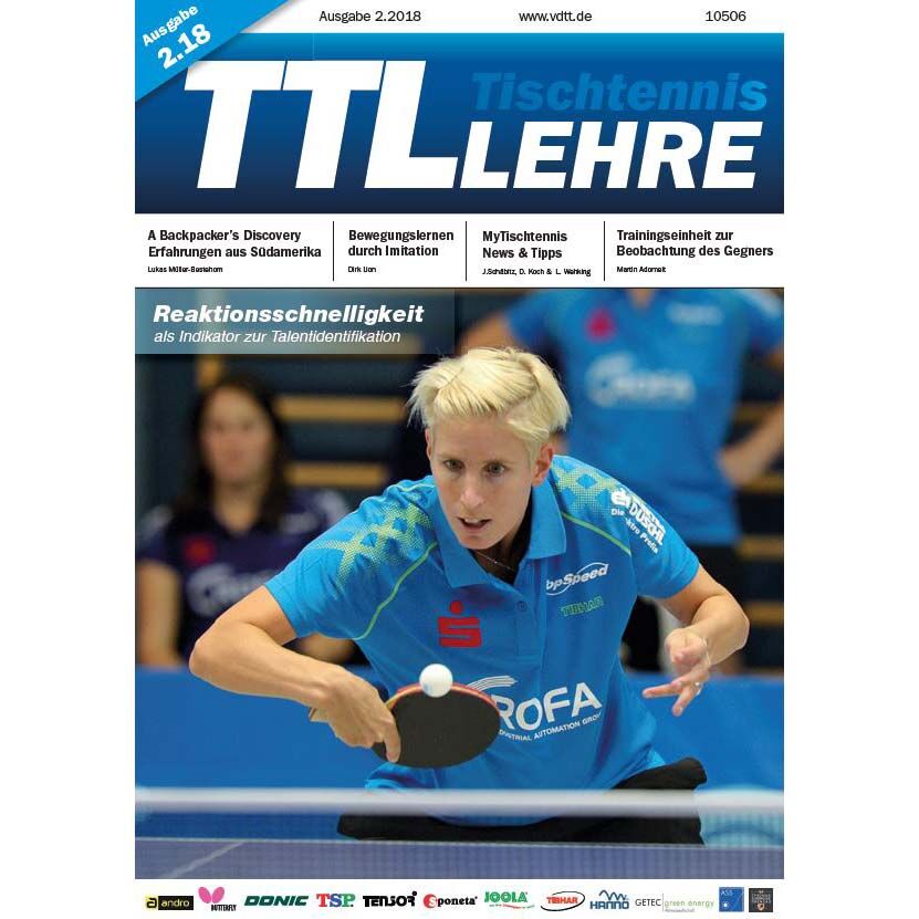 VDTT-Zeitschrift Tischtennislehre Ausgabe 2018-02