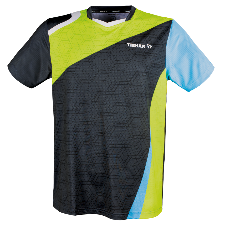 Tibhar TT-Shirt Sol gelb/grau
