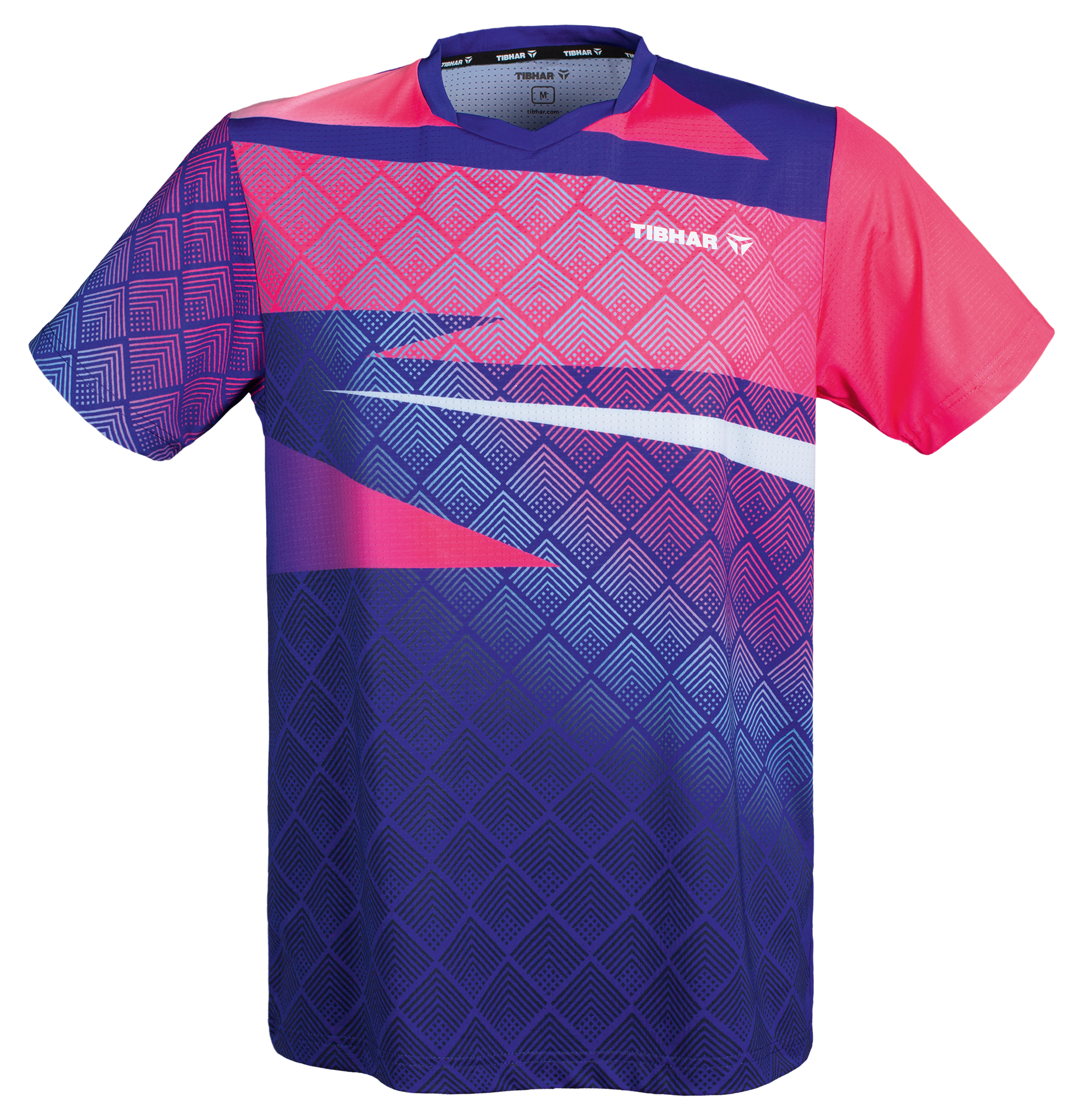 Tibhar TT-Shirt Corner royalblau/pink