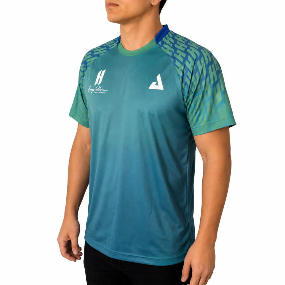 Joola Hemd Hugo Calderano Competition Monogram blau L
