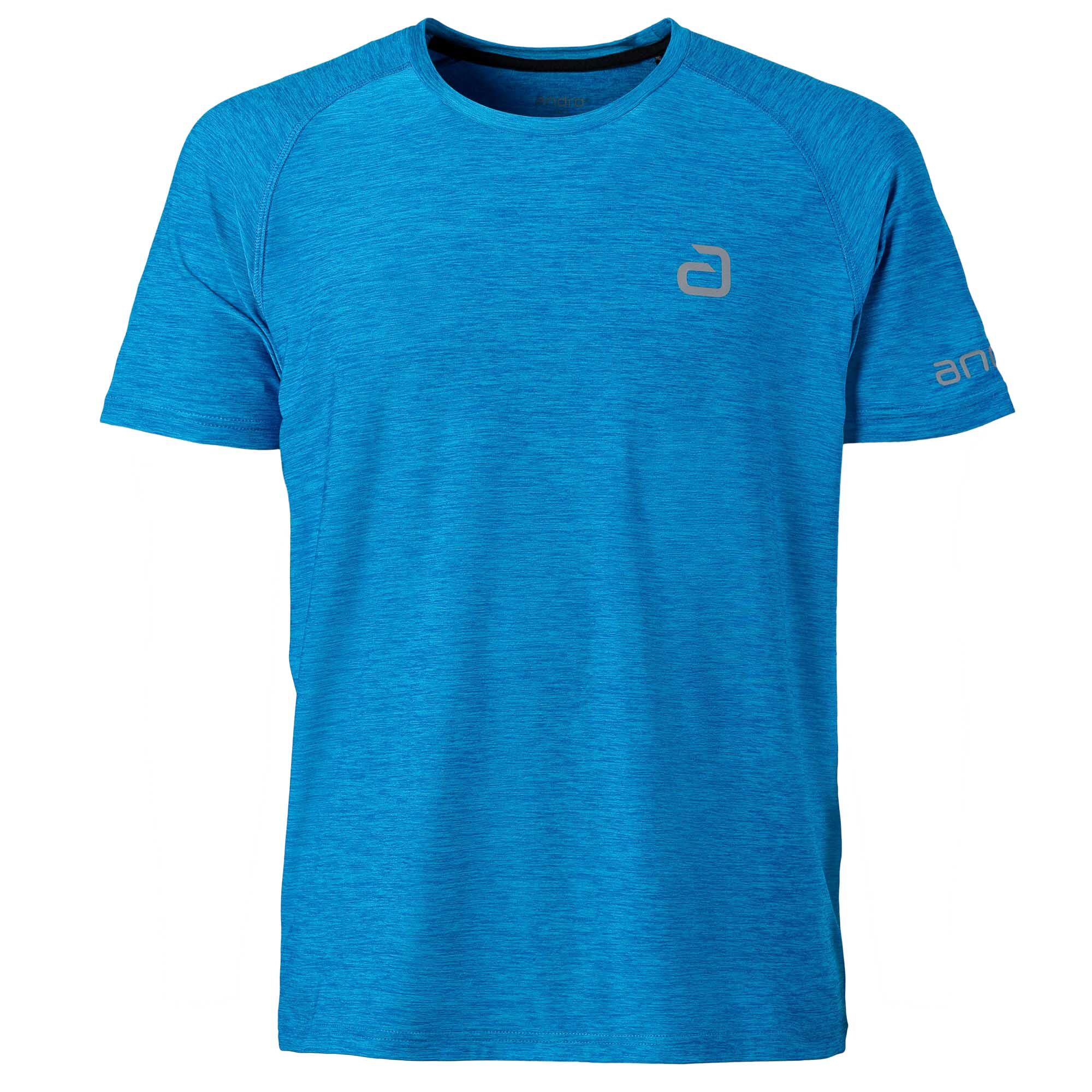 andro T-Shirt Melange Alpha lagunenblau