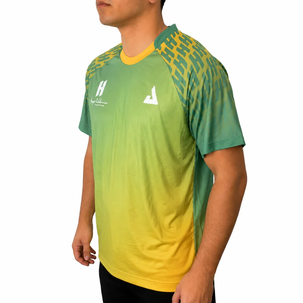 Joola Hemd Hugo Calderano Competition Monogram grün 3XS