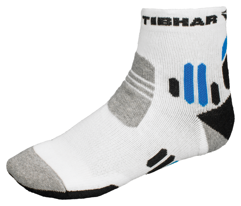 Tibhar Socke Tech II weiß/schwarz/blau