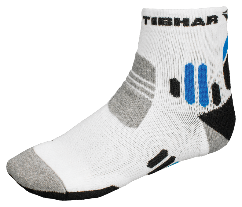 Tech_II_Socks_blue Tibhar Socke Tech II weiß/schwarz/blau