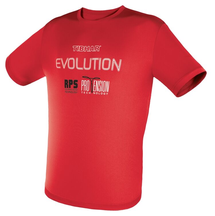 Tibhar T-Shirt Evolution rot