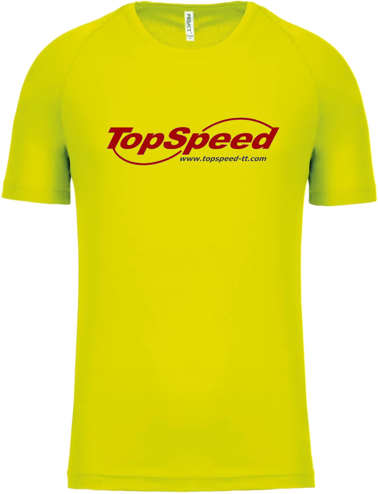 TopSpeed T-Shirt Training fluorescent gelb