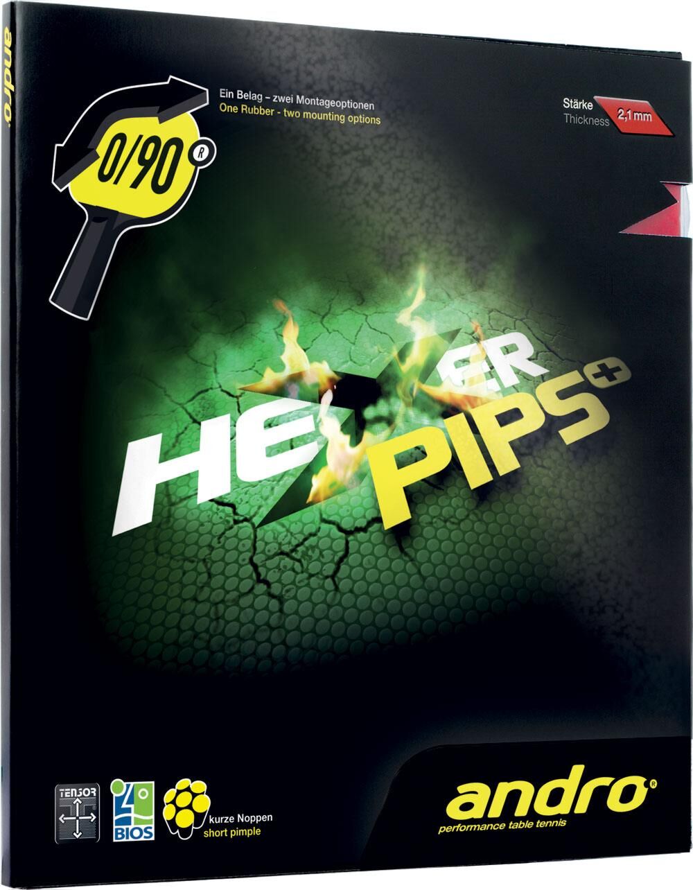 andro Belag Hexer Pips Plus