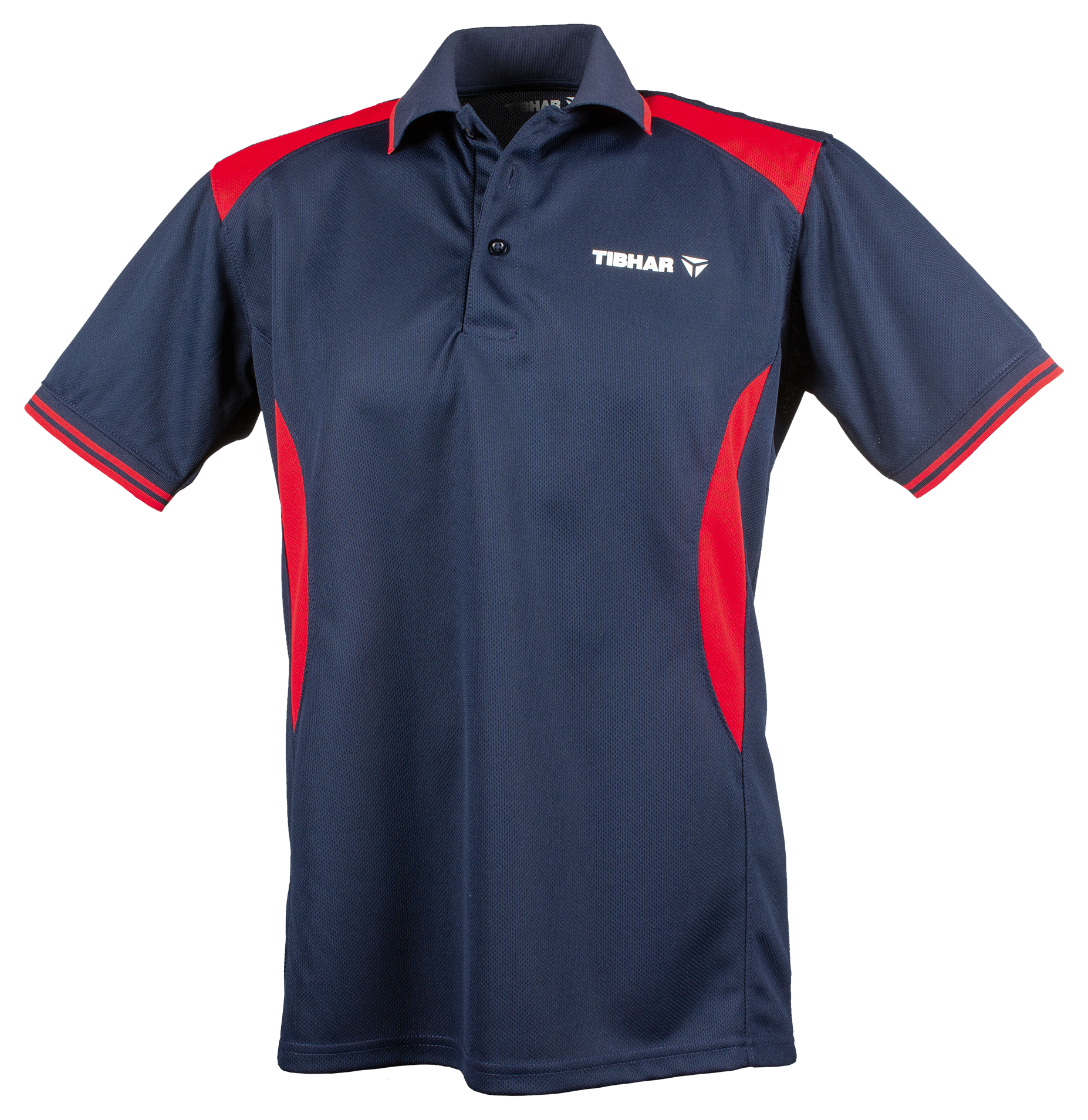 Tibhar Hemd Kosmos Polyester marine/rot Tibhar Hemd Kosmos Polyester marine/rot